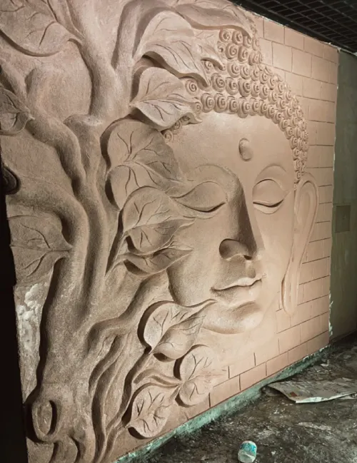 Meditative Buddha under the Bodhi Tree